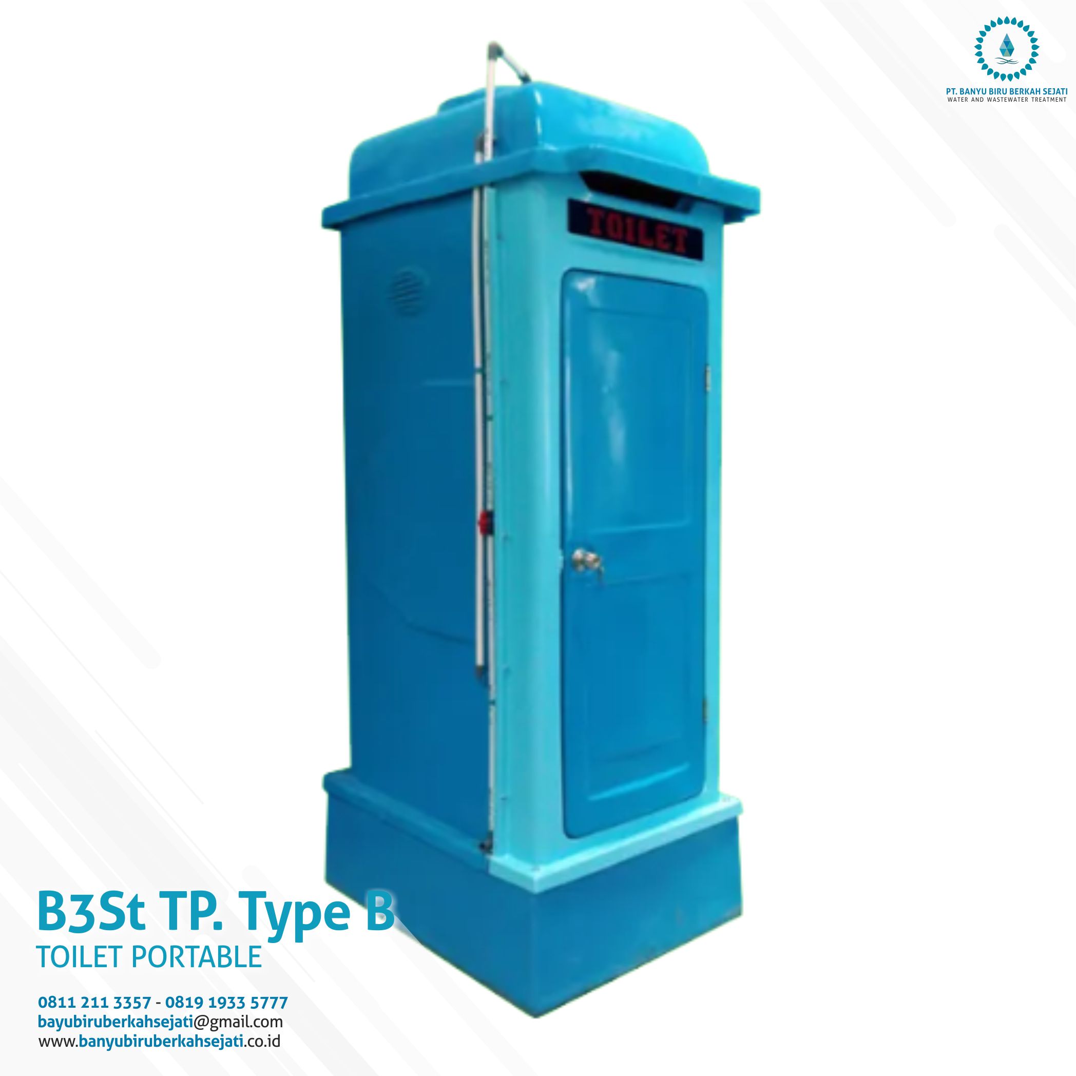 Toilet Portable Type B | Konsultan Ipal, Konsultan Ipal Bandung